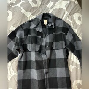 H&M wool shirt jacket is an amazingly versatile piece.